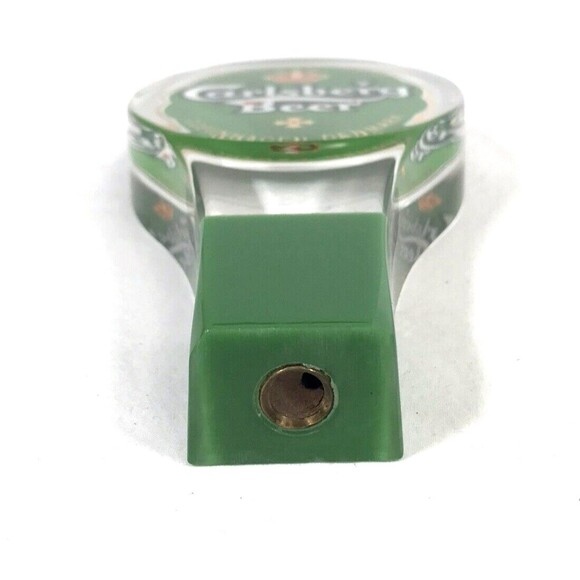 Carlsberg Beer 1847 Copenhagen Denmark 6" Green Acrylic Pub Tap Danish Crown - Picture 7 of 7
